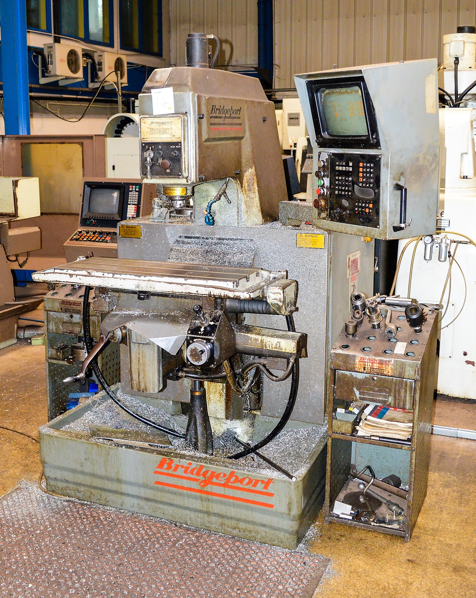 Bridgeport Interact 1 MK2 CNC vertical milling machine S/N 662240289C