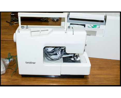 Brother Compal Opus Sewing Machine Model Number 845 complete with carry case, instruction manual, receipt and accessories etc