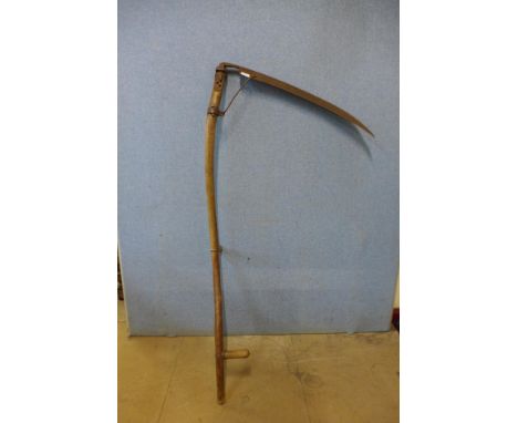 A vintage scythe 