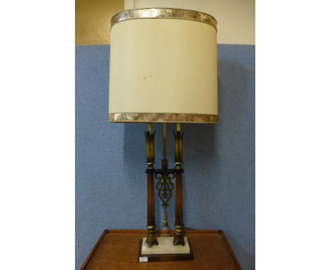 A George III style table lamp 