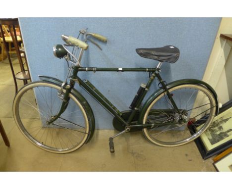A vintage Raleigh Roadster gentleman's bicycle 