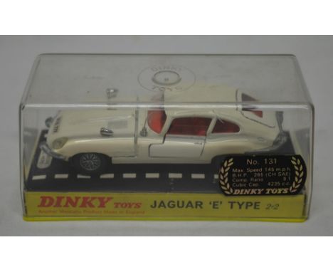 Dinky Toys Jaguar E type 131, excellent condition, light signs of wear 