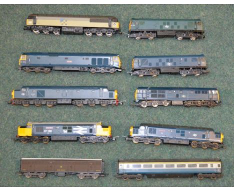 Collection of used OO gauge BR diesel locomotives including Hornby, Lima, Airfix, etc, engines including Lochrannoch, Jimmy S