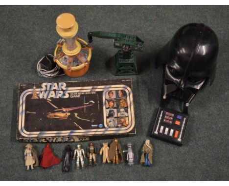 Hasbro Darth Vader speaking helmet (voice changing function not working) Star Wars Escape from Death Star game, incomplete Do