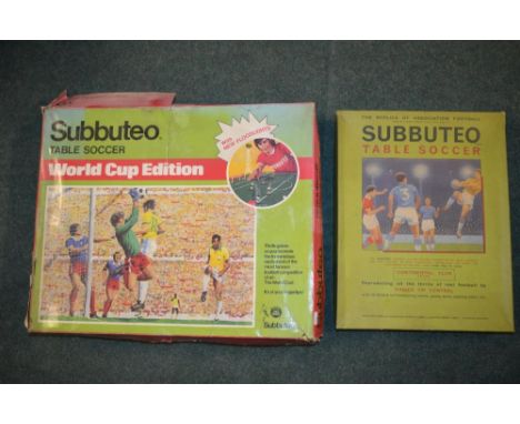 Two boxed Subbuteo sets including vintage World Cup edition and Continental Club edition 