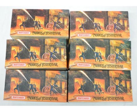 Six boxed Matchbox models of Yesteryear fire engine series (6) 