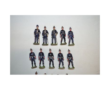 23 vintage Britain’s metal toy figures, British army medical Corps, includes 7 stretcher bearers, 3 officers, 4 nurses and 8 