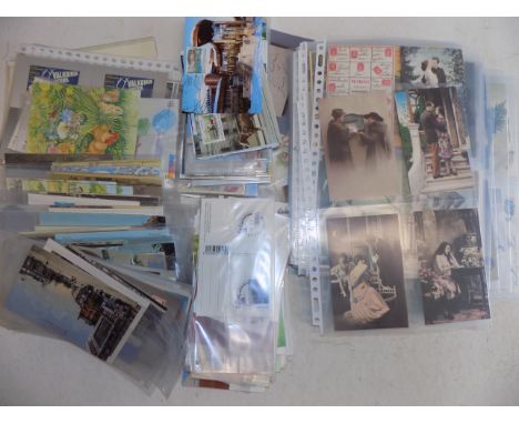 Finland:- A collection of over 340 mainly postal museum and other nostalgic post cards.