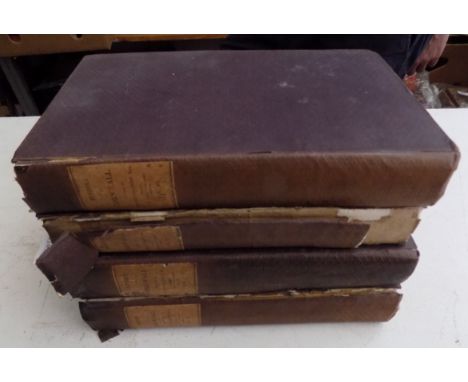 GILBERT (DAVIES). "The Parochial History of Cornwall founded on the manuscript histories of Mr Hals & Mr Tonkin." 4 Vols extr