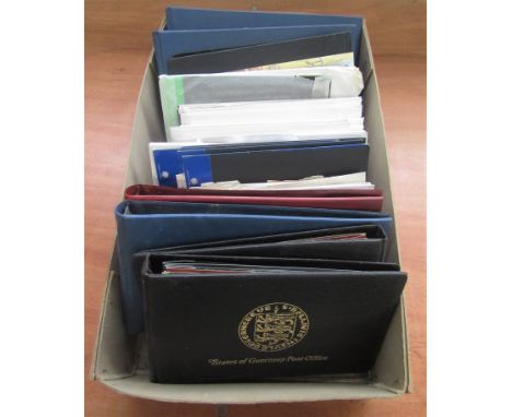 A collection of Channel Islands presentation packs first day covers etc.