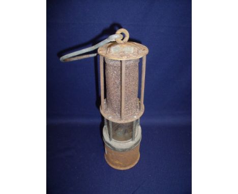 Miners style lamp with gauze top No 3