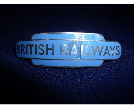 Scottish Region enamel totem British Railways cap badge by J R Gaunt London 