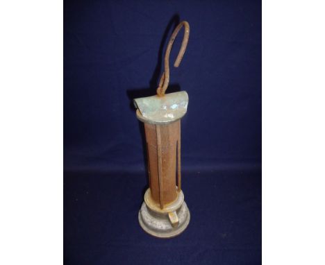 Unusual mesh work style miners lamp 