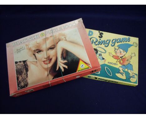 Boxed Spears Games Vintage Noddys ring game and a Piatnik Puzzle 1000