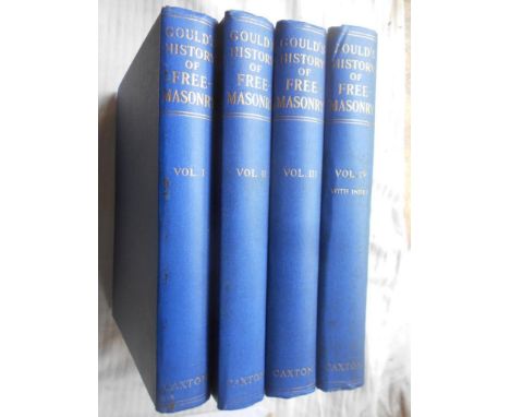 POOLE, H.   Gould's History of Freemasonry   4 vols. 1952, London, orig. cl. 