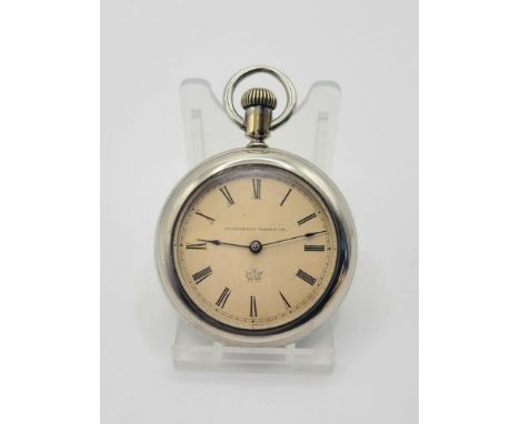 Vintage duplex pocket watch , no reserve