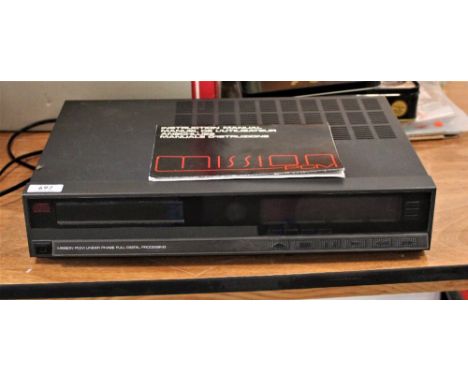 A mission pcm7000 linear phase compact disc player with manual - a rare item with a superb sound
Condition report - PCM 7000,