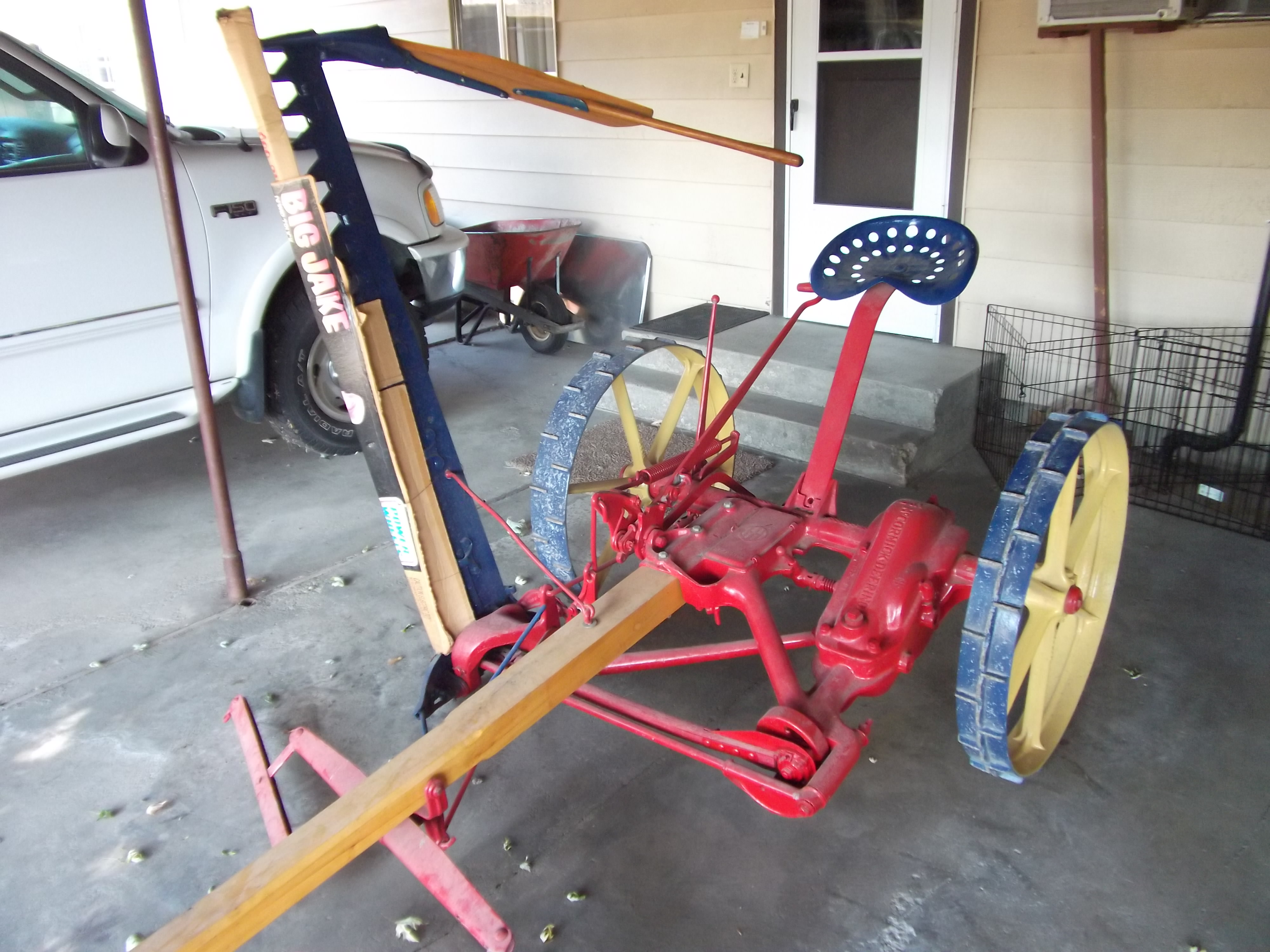 McCormick Deering 7 Horse Drawn Mower, Restored