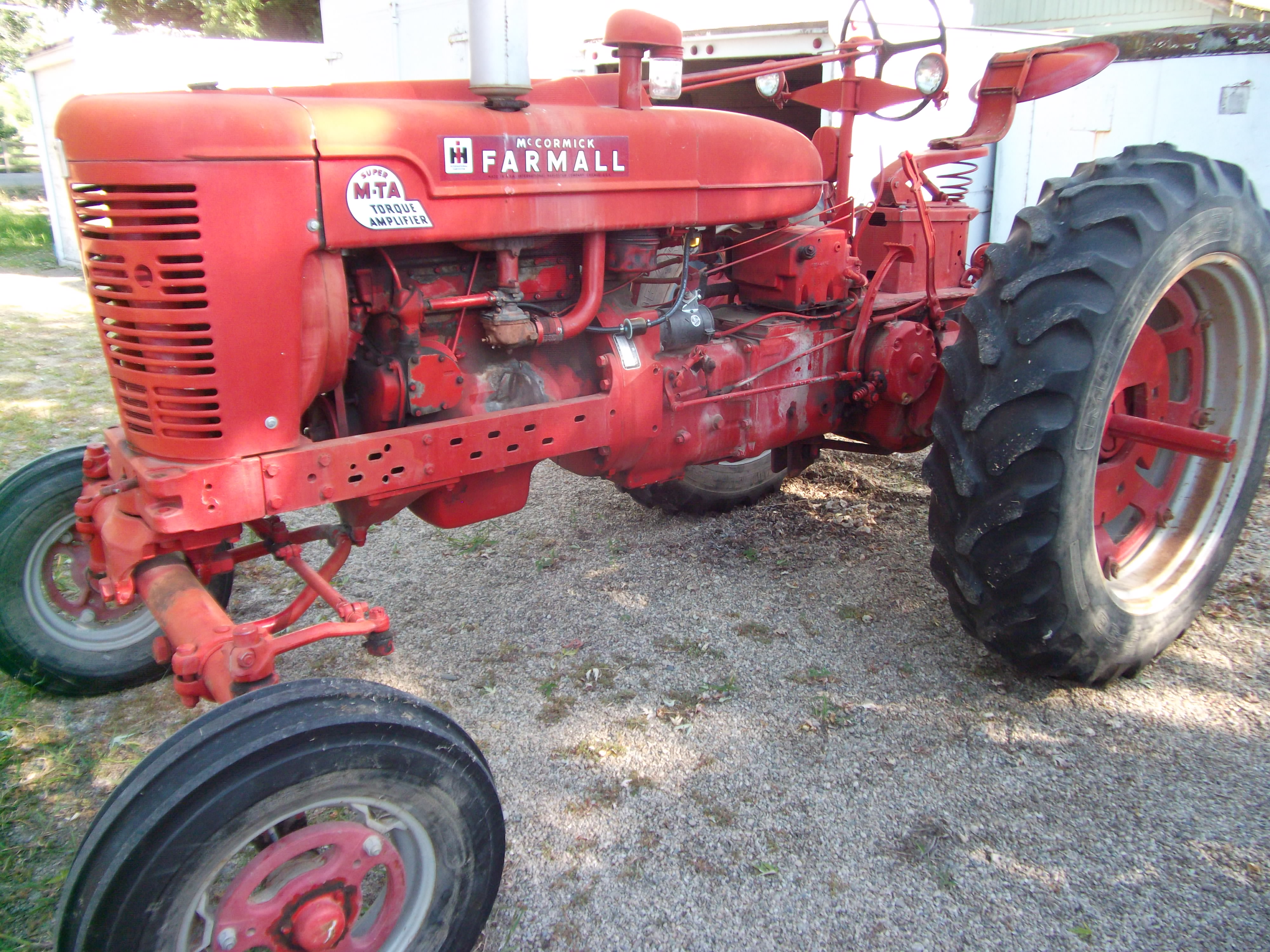1954 Farmall Super M.T.A. Wide Front 14.9 X 38 Rubber