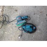 Black and Decker sander and Wolf electric plane,