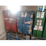 Blue / cream Oil Tank