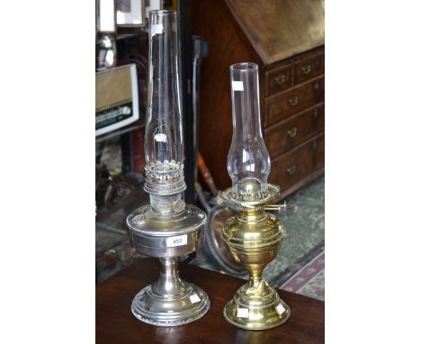A Victorian oil lamp, another, similar (2)