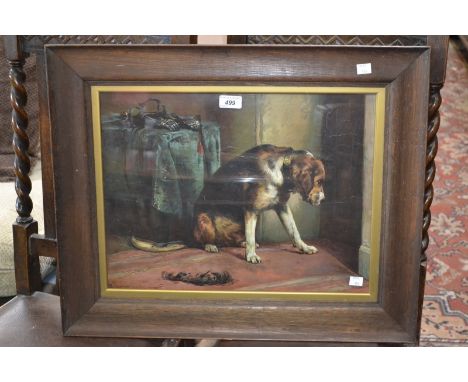 A Victorian dog print 
Suspense
after Landseer
