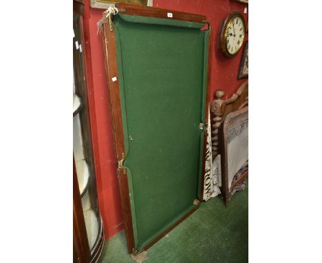 A modern carpet; a small size snooker table