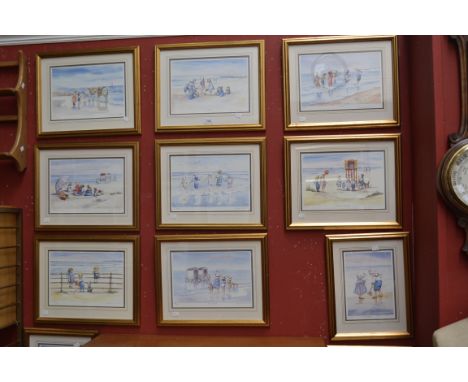 Faye Whittaker, after
testing the water,
signed in pencil, limited edition print;
others (12)
