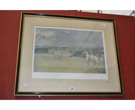 Lionel Edwards print
P farrelly on seagull & harold
nutting on chorister
signed in pencil