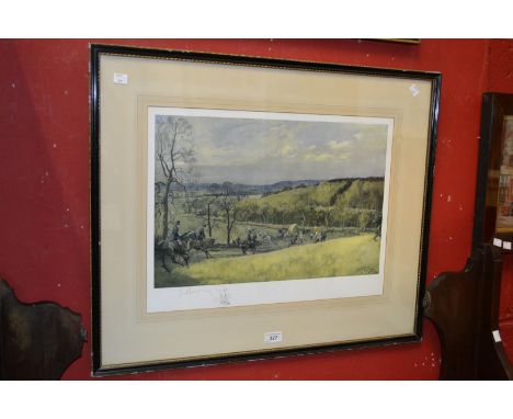 A Lionel Edwards print
North Warwickshire Hunt
in pencil