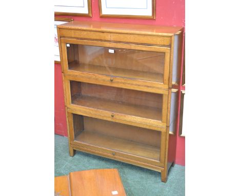 A Globe Wernicke style 3 section bookcase