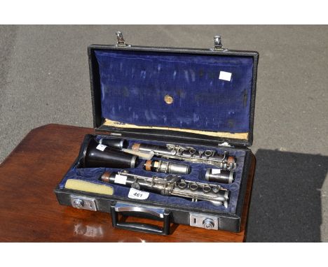 A Regent clarinet, by Boosey and Hawkes, cased, accessories