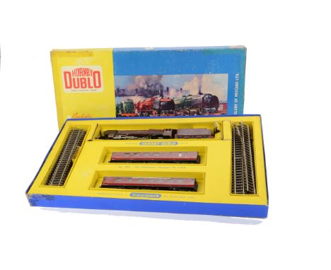 A Hornby-Dublo OO Gauge 2-Rail Train Set 2022 'The Caledonian', comprising BR maroon 'City of London' with Caledonian Headboa