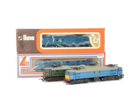 Tri-ang OO Gauge EM2 Electric Locomotives, BR green 27000 'Electra', BR blue E27000 'Electra', CKD BR blue 27002 'Aurora' and
