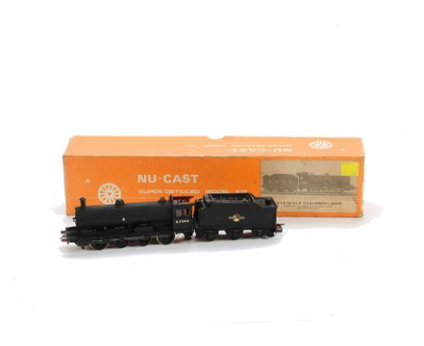 A Nu-Cast kitbuilt OO Gauge LNER Q6 0-8-0 Mineral Engine and Tender, built and painted to an amateur standard, in plain BR bl