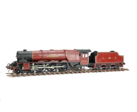 A 2½" Gauge Live Steam LMS 'Duchess of Montrose' Locomotive and Tender, finished to a very high standard in LMS maroon as no 