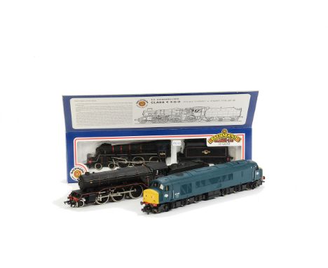 Bachmann OO Gauge Locomotives, 31-553 V2 60807 BR black, 31-105 BR Class 4 Locomotive and tender No 75078 and 31-075 Class 46