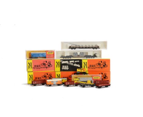 Fleischmann and Roco Continental N Gauge Rolling Stock, including Fleischmann and Roco Car Transporters, Minitrix Ford Ferry 