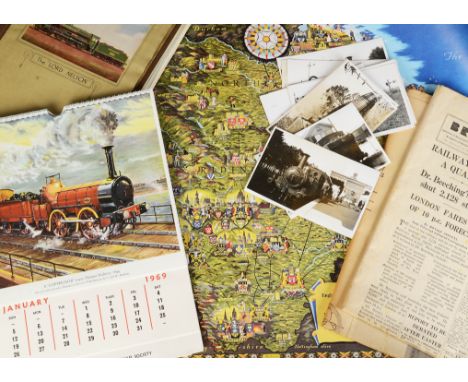 A Collection of Historic Railway Timetables and other Ephemera, mostly from the Southern/Isle of Wight area, including LSWR t