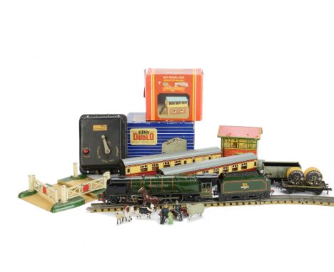 Hornby-Dublo OO Gauge 3-Rail Locomotive and Accessories, including 'Duchess of Montrose Locomotive and Tender, BR blood and c