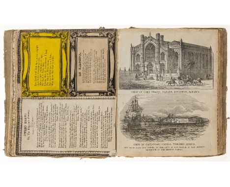 Methodism.- Scrap album relating to Methodist missionary work, comprising printed poems, ballads and obituaries, and engravin