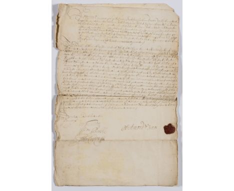 Stuart (Charles, sixth Duke of Lennox and third Duke of Richmond, courtier and ambassador, 1639-72) Obligation bond by the du