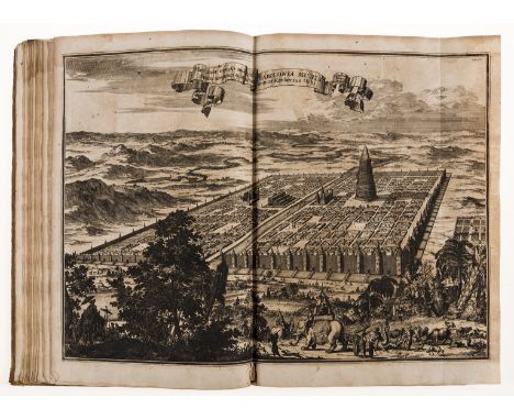 Kircher (Athanasius) Turris Babel, sive Archontologia, first edition, Amsterdam, Janssonio-Waesbergiana, additional engraved 