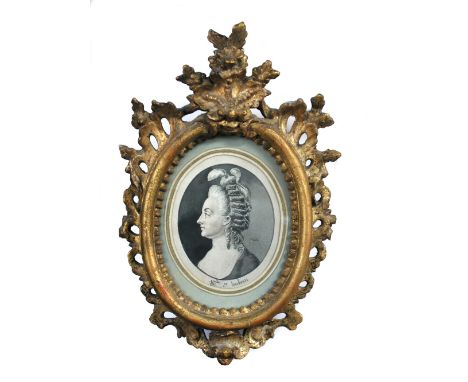 Attributed to Louis Carmontelle (French, 1717-1806) Portrait of the singer Mlle. Clavel Antoinette Cecile Saint-Huberty (1756