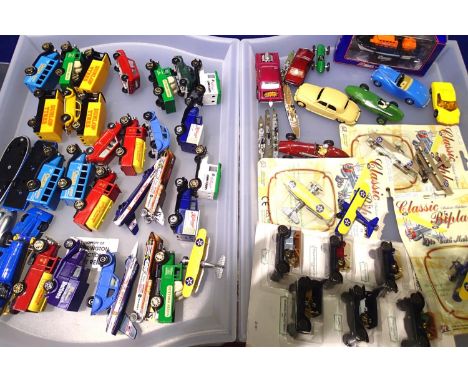 Approximately fifty diecast vehicles to include Dinky, Matchbox, Lledo and Triang, with some repaints. P&amp;P Group 3 (£25+V