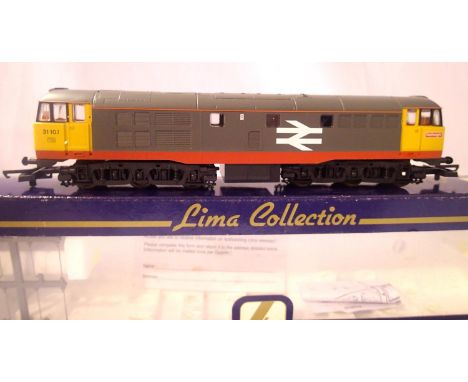Lima class 31 diesel, 31 107, Railfreight Grey. Excellent condition, box with storage wear. P&amp;P Group 1 (£14+VAT for the 
