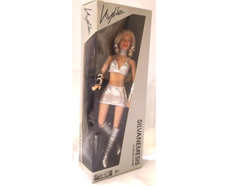 Kylie Minogue 30 cm poseable figure, Silvanemesis, wearing outfit produced by Dolce &amp; Gabbana for Kylie. As new, boxed. P