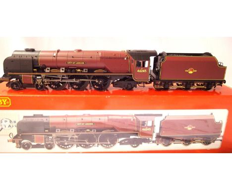 Hornby R2262, City of London 46245, red Late Crest. Excellent condition, box with storage wear. P&amp;P Group 1 (£14+VAT for 