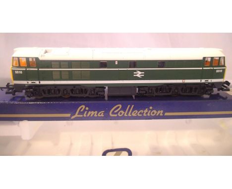 Lima class 31 diesel, 5518 green/white stripe and roof. Excellent condition, box with wear. P&amp;P Group 1 (£14+VAT for the 